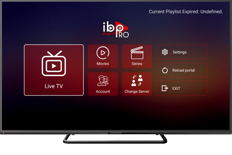 IBO Player lecteur IPTV moderne pour télévision intelligente