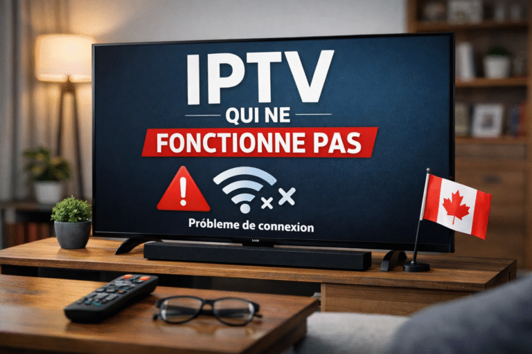 iptv qui ne fonctionne pas sur smart tv au canada