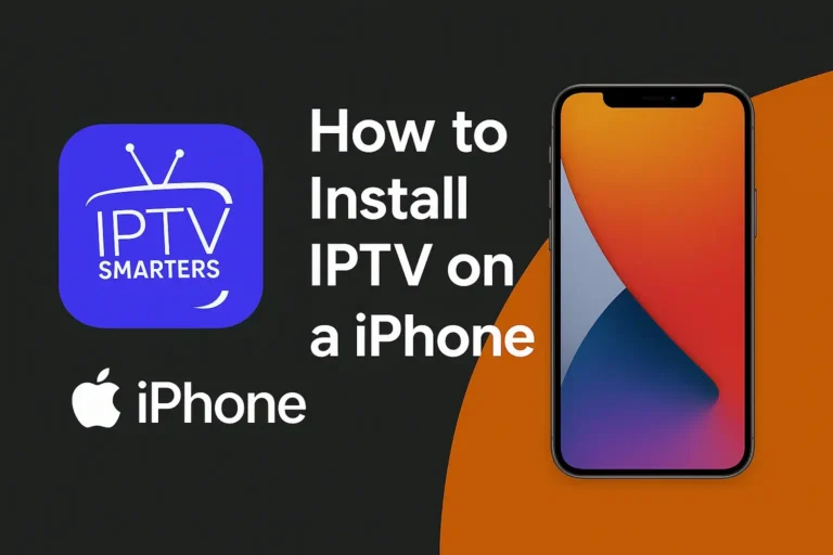 Installer IPTV sur iPhone / iPad avec une application IPTV iOS compatible abonnement IPTV Canada et IPTV Québec