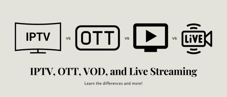 IPTV en direct vs VOD illustration expliquant les différences de diffusion