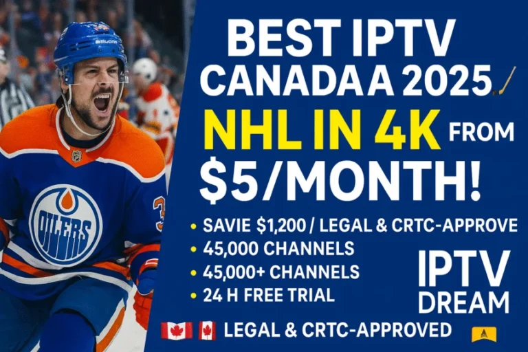 IPTV pour le sport au Canada regarder le hockey et les matchs en direct