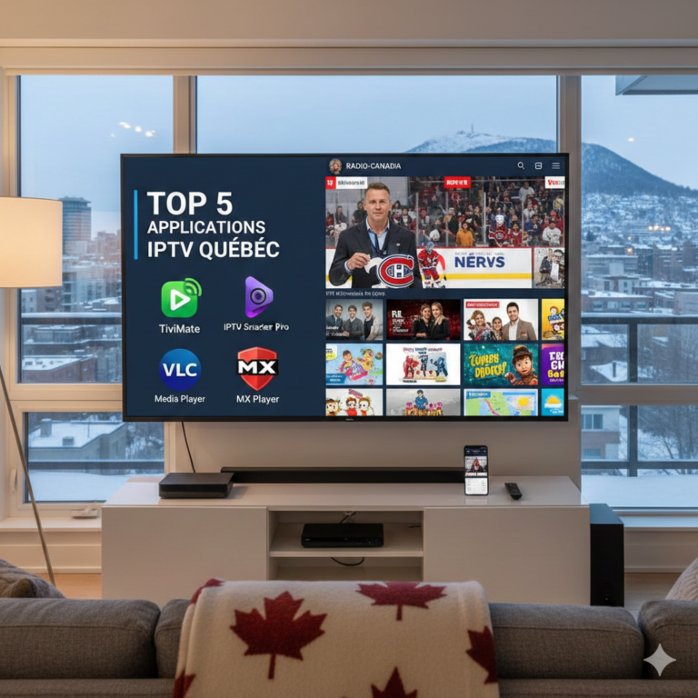 Top 5 des meilleures applications IPTV pour les résidents du Québec